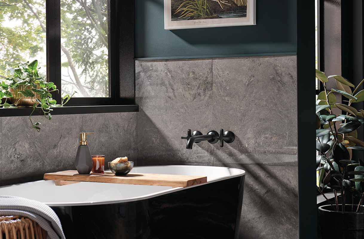 Featuring The Jason Wu for Brizo™ Two-Handle Wall Mount Tub Filler with Cross Handles.
