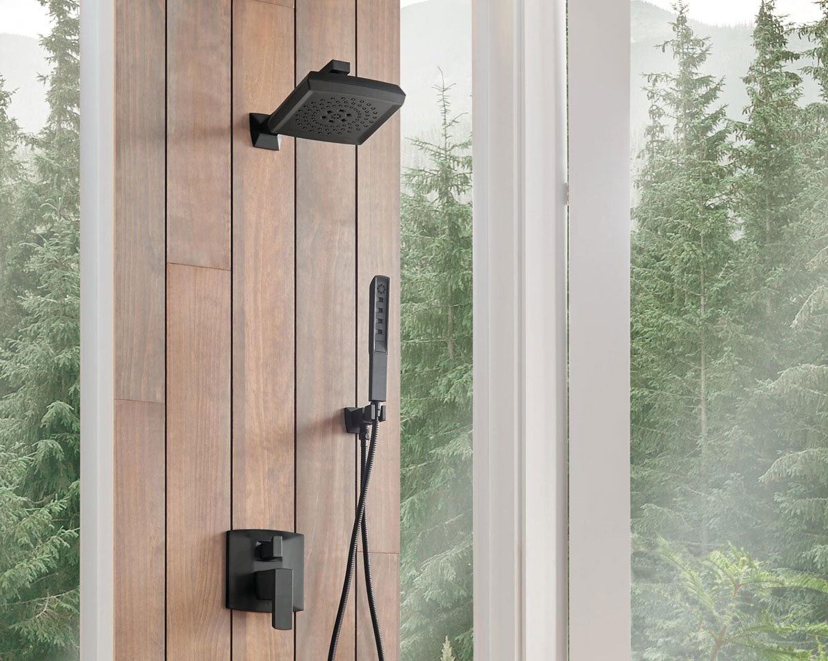 The Kintsu Bath Collection in Matte Black
