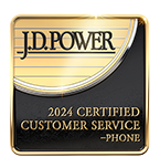 J.D. Power 2024 Certified Customer Service -Phone