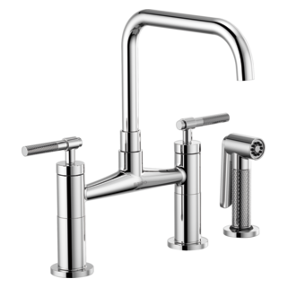 Litze® | Pull-Down Faucet with Square Spout and Knurled Handle