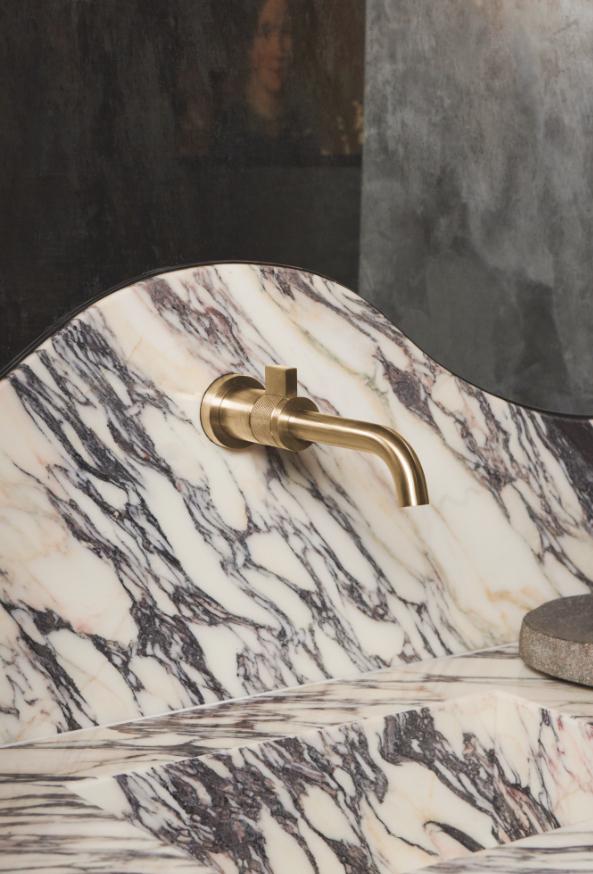 Featuring the Litze® bath collection / Single-Handle Wall Mount Lavatory Faucet